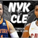 New York Knicks vs Cleveland Cavaliers Full Game Highlights | Oct 28 | 2025 NBA Season