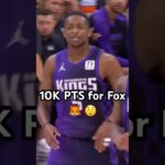De'Aaron Fox surpasses 10,000 career points! 👏🦊|#Shorts