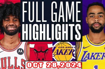 Los Angeles Lakers  Vs Chicago Bulls FULL GAME Highlights Oct 28,2024 NBA Season