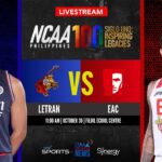 Letran vs EAC (Men’s Basketball) | NCAA Season 100