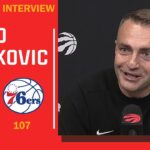 Darko Rajakovic Postgame Interview - Raptors vs 76ers | 2024-25 NBA Season