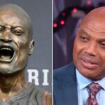 Chuck Reacts to Dwyane Wade's Statue: 'They gotta take that thing down' 😅 | Inside the NBA