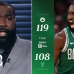 ESPN reacts to Boston Celtics beat Milwaukee Bucks 119-108; Brown 30 Pts; Damian Lillard 33 Pts