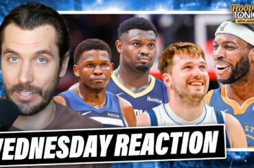 Warriors WILD COMEBACK vs. Pelicans, Luka & Mavericks BURY Wolves | NBA Reaction | Hoops Tonight