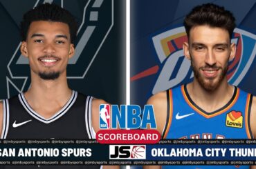 San Antonio Spurs vs Oklahoma City Thunder | NBA Live Scoreboard 2024