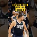 Klay loved this Luka dagger 3 vs Timberwolves 😆 #shorts