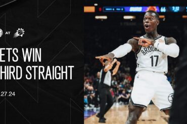 HIGHLIGHTS | NETS WIN THIRD IN A ROW