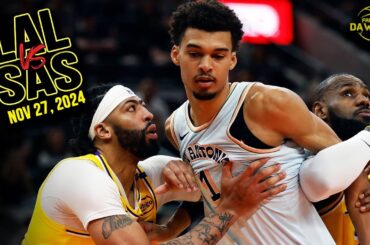 LeBron x AD Battle Victor Wembanyama 🔥🔥 | Nov 27, 2024 | FreeDawkins