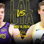 Los Angeles Lakers vs Utah Jazz Full Game Highlights | Nov 19, 2024 | FreeDawkins