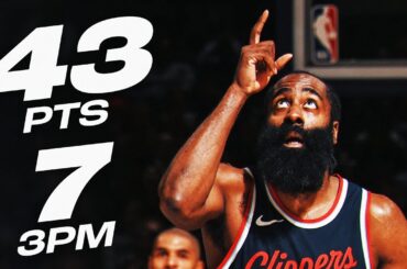 James Harden GETS BUCKETS in The Nation’s Capital! (7 Threes) 🔥| November 27, 2024