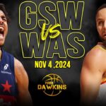 Golden State Warriors vs Washington Wizards Full Game Highlights | Nov 4, 2024 | FreeDawkins