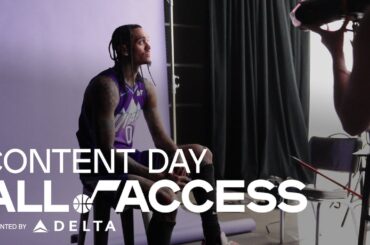 Behind-the-Scenes on CONTENT DAY 📸 | Utah Jazz #AllAccess presented by Delta