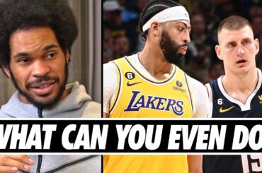 Jarrett Allen on the Difficulty of Guarding Jokic and Davis