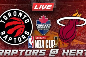 Toronto Raptors vs Miami Heat LIVE Stream Game Audio | NBA Cup LIVE Stream Gamecast & Chat