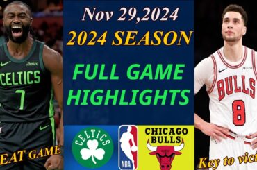 Boston Celtics vs Chicago Bulls Full Game 2nd-Qtr  Nov 29, 2024 | NBA TODAY