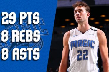 Franz Wagner 29 pts 8 rebs 8 asts vs Nets 24/25 season