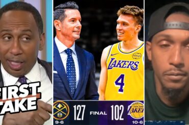 FIRST TAKE | Lakers exposed! - Stephen A. urges JJ Redick to bring back Knecht after loss to Nuggets
