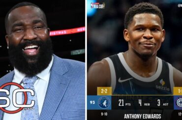 Kendrick Perkins reacts Minnesota Timberwolves beat LA Clippers 93-92; Edwards 21 Pts; Harden 20 Pts