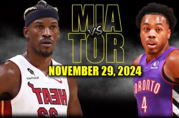 Toronto Raptors vs Miami Heat Full Game Highlights - November 29, 2024 | 2024-25 NBA Season