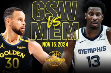 Golden State Warriors vs Memphis Grizzlies Full Game Highlights | Nov 15, 2024 | FreeDawkins