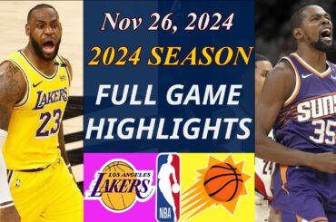 Phoenix Suns vs Los Angeles Lakers Full Game  4th-Qtr | Nov 26, 2024 | NBA TODAY