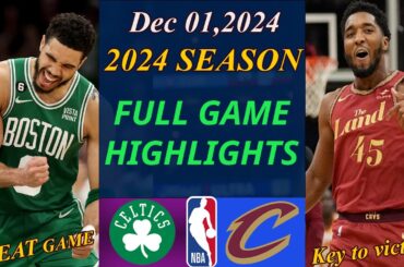 Boston Celtics vs Cleveland Cavaliers  Full Game 2nd-Qtr Dec 1,2024 | NBA TODAY | NBA Highlights