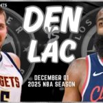 Denver Nuggets vs LA Clippers Full Game Highlights | Dec 1 | 2025 NBA Season