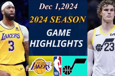 Los Angeles Lakers Vs Utah Jazz  Full Game 1st | Dec 1,2024 | TODAY