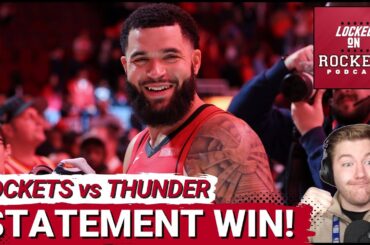 Fred VanVleet Drops 38 & Dillon Brooks Hits DAGGER In Houston Rockets STATEMENT Win Vs OKC Thunder