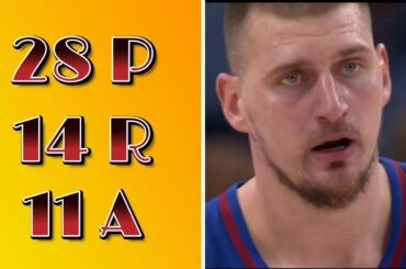 Nikola Jokić Triple double highlights vs the Los Angeles Clippers