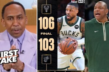 FIRST TAKE | "Everyone was wrong about Doc Rivers" - Stephen A. reacts to Bucks beat Heat 106-103