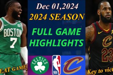 Boston Celtics vs Cleveland Cavaliers  Full Game 3rd-Qtr Dec 1,2024 | NBA TODAY | NBA Highlights