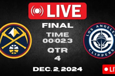 🔴 NBA LIVE NOW | DENVER NUGGETS vs LOS ANGELES CLIPPERS | December 2, 2024 | 2K25