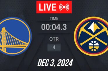 NBA LIVE! Golden State Warriors vs Denver Nuggets | December 3, 2024 Warriors vs Nuggets | 2K25