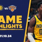 Indiana Pacers Highlights vs New York Knicks | November 10, 2024