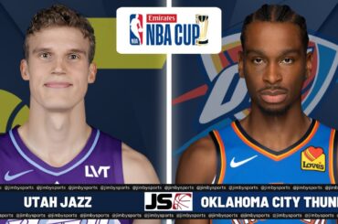 Utah Jazz Vs Oklahoma City Thunder | NBA LIVE TODAY 2024 | Play-By-Play  Scoreboard