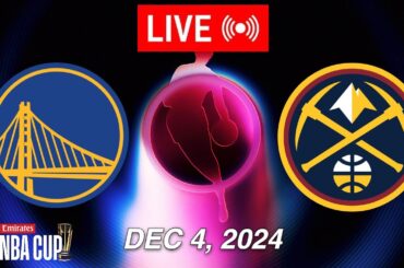 NBA LIVE! Golden State Warriors vs Denver Nuggets | December 4, 2024 | 2024 NBA Cup Live 2K