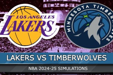 Los Angeles Lakers vs Minnesota Timberwolves - NBA Today 12/2/24 Full Highlights - NBA 2K25 Sim