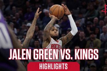 Jalen Green (28 points) Highlights vs. Sacramento Kings l Houston Rockets