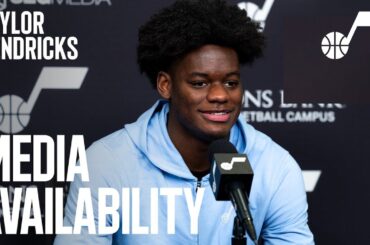 Taylor Hendricks gives an update on his injury 💜 | UTAH JAZZ