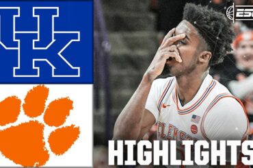 UPSET ALERT! 🚨 Clemson vs. Kentucky | Full Game Highlights | ESPN College Basketball