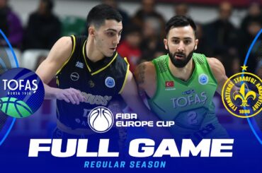 Tofas Bursa v Maroussi Basketball Club | Full Basketball Game | FIBA Europe Cup 2024-25
