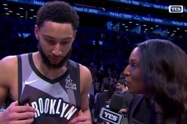 Ben Simmons after the Nets' win