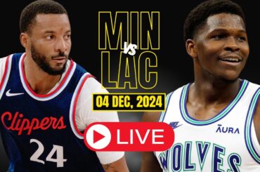 🔴LIVE : LA Clippers Vs Minnesota Timberwolves Full Game | NBA Live | DEC 04 2024 | 2K