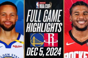 WARRIORS vs ROCKETS FULL GAME HIGHLIGHTS | December 5, 2024 | NBA Full Game Highlights Today 2K25