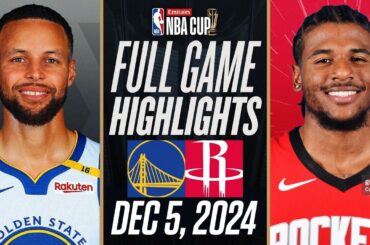 WARRIORS vs ROCKETS FULL GAME HIGHLIGHTS DECEMBER 5, 2024 NBA FULL GAME HIGHLIGHTS TODAY 2K25