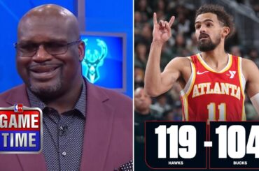 NBA GameTime reacts to Atlanta Hawks def. Milwaukee Bucks 119-104; Giannis 31 Pts, Trae Young 17 Pts