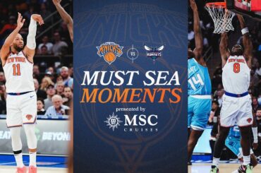 FULL Game Highlight: Knicks defeat Charlotte Hornets at home | December 5th, 2024