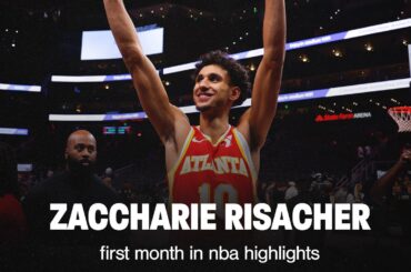 Zaccharie Risacher Top Plays from 1st Month in NBA 🇫🇷 No. 1 Pick Highlights
