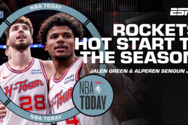 Jalen Green and Alperen Sengun on Rockets' EXPECTATIONS this season 🔥 + Film BREAKDOWN | NBA Today